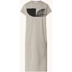 Donkerbeige Iro Bedrukte jurken Midi / Kuitlang voor Dames 
