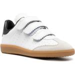 Witte Kalfsleren Isabel Marant Klittenband sneakers  in maat 36 met Klittenbandsluitingen voor Dames 