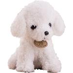 Witte Isaken 26 cm Knuffels met motief van Honden voor Meisjes 