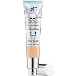 Beige IT Cosmetics CC Creams Dierproefvrij voor een vette huid Vanaf 50 jaar Crème met Peptiden voor Grote poriën / Zichtbare poriën met bescherming Vanaf SPF 50 voor Dames 