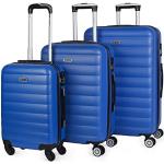 ITACA - Trolley koffer, 50 cm, cabine, ABS. Handbagage Stijf en licht. Telescopische handgreep, 2 handgrepen, 4 wielen. Ideaal voor goedkope vluchten 71250, kleur Blauw