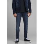Blauwe Polyester Jack & Jones Skinny jeans  lengte L32  breedte W28 voor Heren 