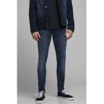 Blauwe Polyester Jack & Jones Skinny jeans  lengte L30  breedte W28 voor Heren 