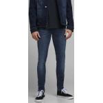 Blauwe Polyester Jack & Jones Skinny jeans  lengte L34  breedte W33 voor Heren 