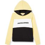 Gele Polyester Jack & Jones Kinder hoodies  in maat 176 Sustainable voor Jongens 