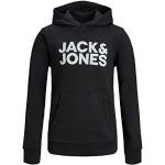 Zwarte Jack & Jones Kinder hoodies  in maat 176 in de Sale voor Jongens 