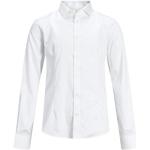 Witte Jack & Jones Kinderoverhemden met lange mouw  in maat 140 voor Jongens 