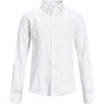 Witte Jack & Jones Kinderoverhemden met lange mouw  in maat 152 voor Jongens 