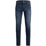 Casual Blauwe Polyester Jack & Jones Slimfit jeans  breedte W28 in de Sale voor Heren 