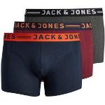 Donkerrode Jack & Jones Boxershorts  in Grote Maten  in maat 4XL voor Heren 