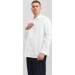 Witte Jack & Jones Overhemden lange Mouwen  in Grote Maten  in maat 4XL voor Heren 