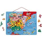 Multicolored Janod 50 stukjes Legpuzzels met motief van Zee 