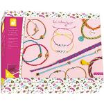 Janod J07939 - Set Of 13 Friendship Bracelets to Create - Les Ateliers Bijoux - Kid'S Creative Leisure Kit - Teaches Fine Motor Skills and Creativity - Ages 8 and Up,Yellow,golden,gold,grey
