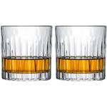 Transparante Glazen Whisky glazen 2 stuks 