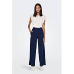 Flared Donkerblauwe Polyester High waist Hoge taille jeans voor Dames 