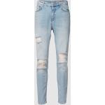 Lichtblauwe Stretch Review Skinny jeans in de Sale voor Heren 