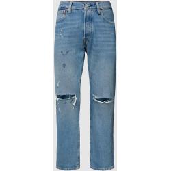 Jeans met labelpatch, model 'CROP'