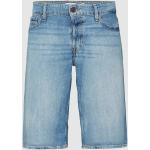 Blauwe Linnen Guess Jeans shorts in de Sale voor Heren 