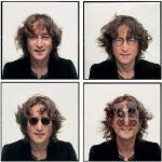 John Lennon Kwartet-Bob Gruen 40 x 40cm Canvas Prints, Polyester Multi Coloured, 40x40x3.2 cm