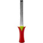 Joie Blossom ananas Corer Slicer Peeler, roestvrij staal, 4 inch x 5 inch Rooster Zester 10.1 x 2 x 30 cm Rood/Zilver