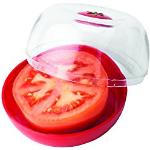 MSC International Joie Fresh Flip Tomato Pod - Rood en Transparant - 10,8 x 10,8 x 3 inch