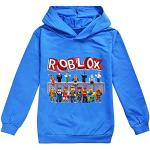 Casual Blauwe Polyester Kinder hoodies voor Meisjes 