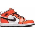 Oranje Rubberen Nike Jordan 1 Halfhoge sneakers voor Kinderen 