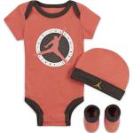 Jordan MVP 3-Piece Box Set Driedelige rompertjesset voor baby's - Oranje