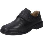 Klassieke Zwarte Leren Josef Seibel Klittenband schoenen  in maat 45 met Klittenbandsluitingen voor Heren 