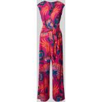 Roze Oui All over print Mouwloze jumpsuits voor Dames 