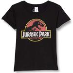 Jurassic Park Uniseks T-shirt voor baby's, zwart, 10 Jaar