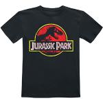 Jurassic Park Distressed Logo T-shirt zwart 128 100% katoen Fan merch, Film