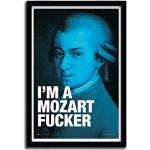 K.Olin Tribu Poster Mozart van FISTS et des Letters, papier, wit, 25 x 35 x 1 cm