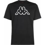 Casual Zwarte Kappa T-shirts met ronde hals  in maat XXL voor Heren 
