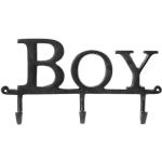 Kapstok met 3 kapstokhaken Boy Riverdale 40 x 28 cm zwart