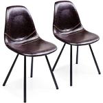 Landelijke Bruine Stalen KARE DESIGN Design stoelen 