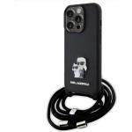 Zwarte Karl Lagerfeld 7 inch iPhone hoesjes type: Hardcase 