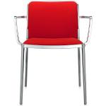 Rode Aluminium Kartell Design stoelen 