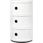 Kartell Componibili kast rond large (3 comp.) - Wit
