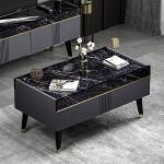 Moderne Zwarte marmeren Design salontafels 