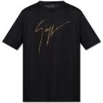 Katoenen T-shirt Giuseppe Zanotti , Black , Heren