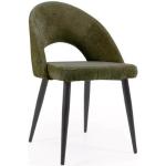 Donkergroene Kunststof Kave Home Design stoelen 2 stuks Sustainable in de Sale 