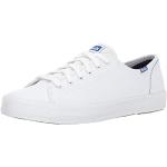 Keds Kickstart Lea Sneakers voor dames, wit/blauw, wit, 37.5 EU
