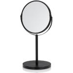 kela Elias staande spiegel, Ø 17 cm, metaal, zwart, reflecterend oppervlak, 1/3 x vergroting, 20674