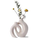 Moderne Beige Keramieken Bloemen Kunstmatige bloemen & planten 