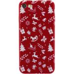 Rode Siliconen iPhone 8 hoesjes  voor een Kerstmis type: Hardcase 