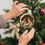 Acryl Kersthangers met motief van Ornament 