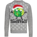 Grijze Acryl Sweatshirts  voor een Kerstmis  in maat XXL voor Heren 