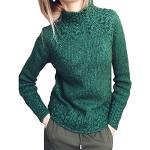 Groene Linnen Werksweaters V-hals  in maat XL voor Dames 