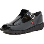 Zwarte Patent Leren Waterbestendig Kickers Platte schoenen  in 39 voor Dames 